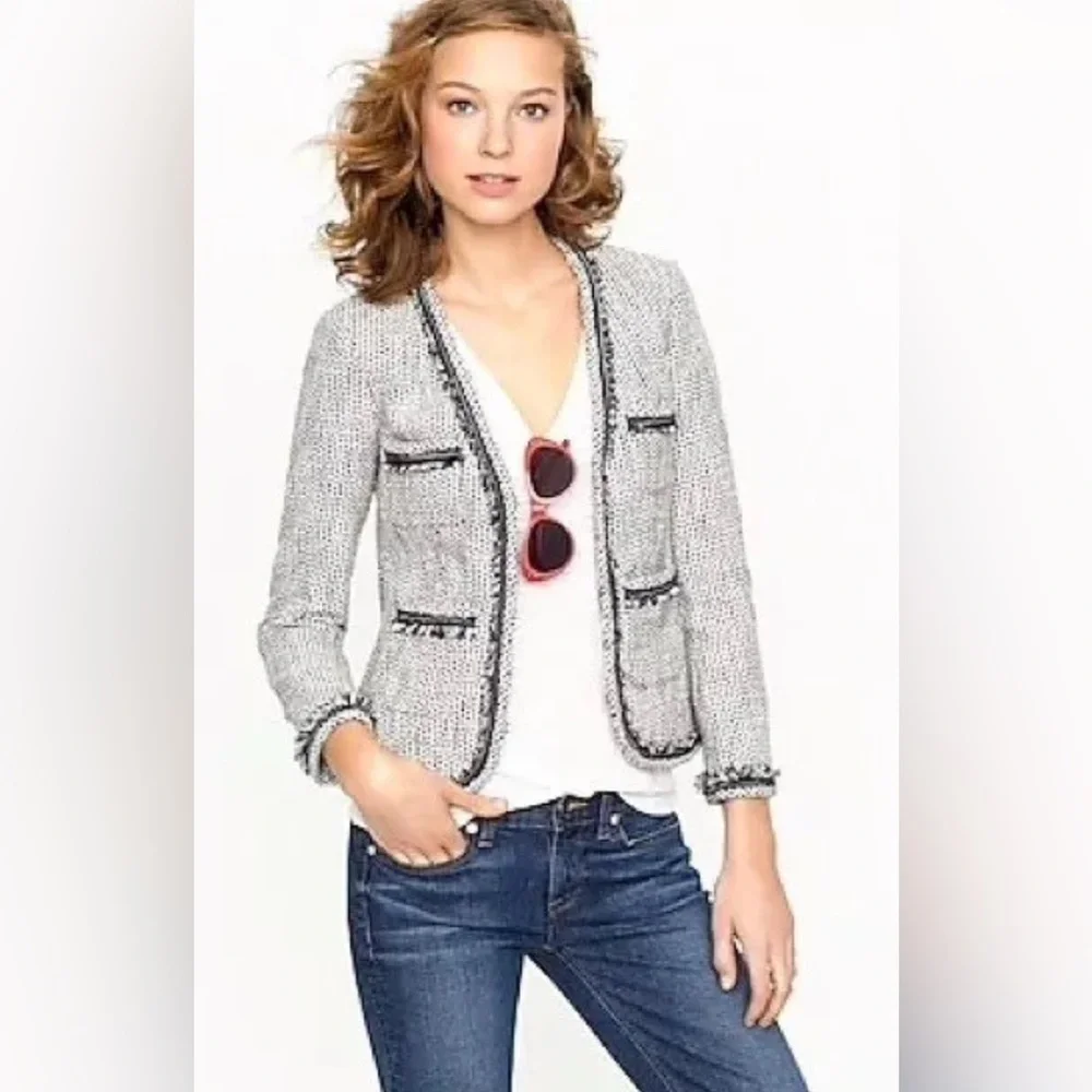 J.Crew | ladies Terrazzo Tweed Jacket. Size: 12